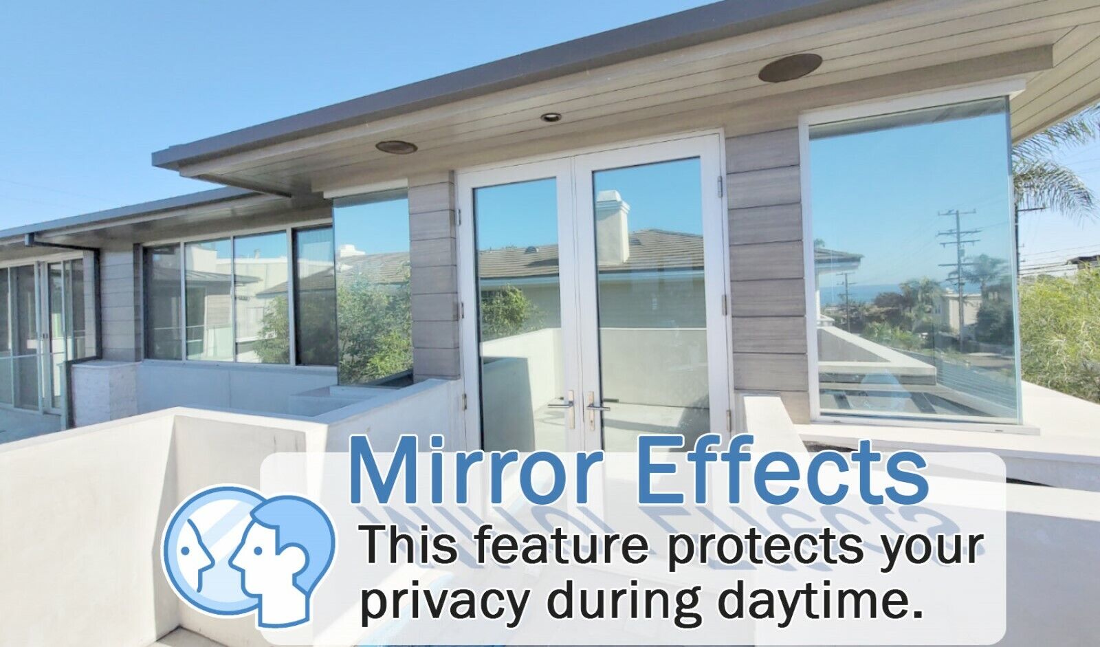 36"x15ft 20% Window Film Privacy Reflective One Way Mirror Tint Home Office UV AtoZ - фотография #3