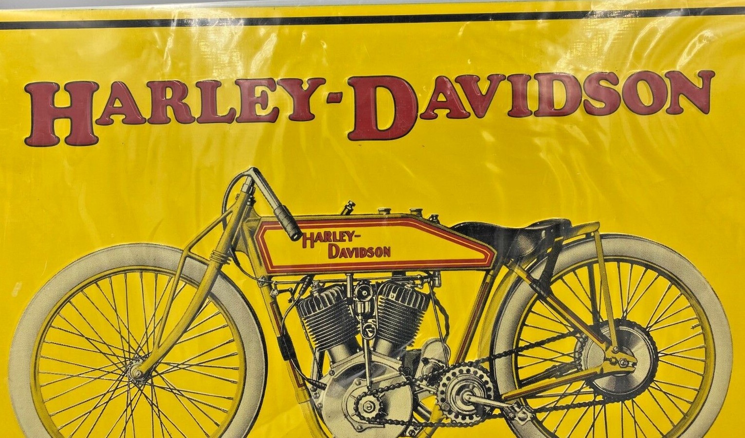 Vintage Harley Davidson  and Iver Johnson Motorcycles Metal Signs Harley Davidson, Iver Johnson - фотография #4