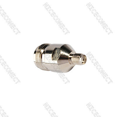 2x SMA female to N type female jack straight RF Adapter Coax Connector Unbranded/Generic SMA/N-KK