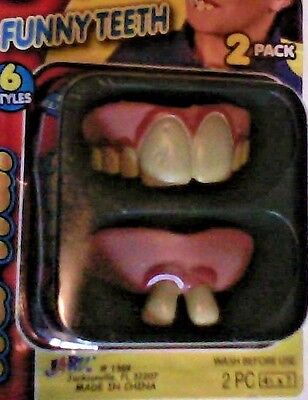 20 FUNNY TEETH HILL BILLY 10 PACKS 2 DIFFERENT STYLES DENTURES @@ MY OTHER ITEMS Unbranded
