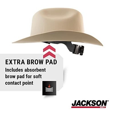  Cowboy Hard Hat - 4 Point Ratchet Suspension - Western Outlaw Style - Tan Does not apply Does Not Apply - фотография #7