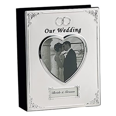 SILVER PLATED WEDDING ALBUM - Photo Album  Does not apply Does Not Apply
