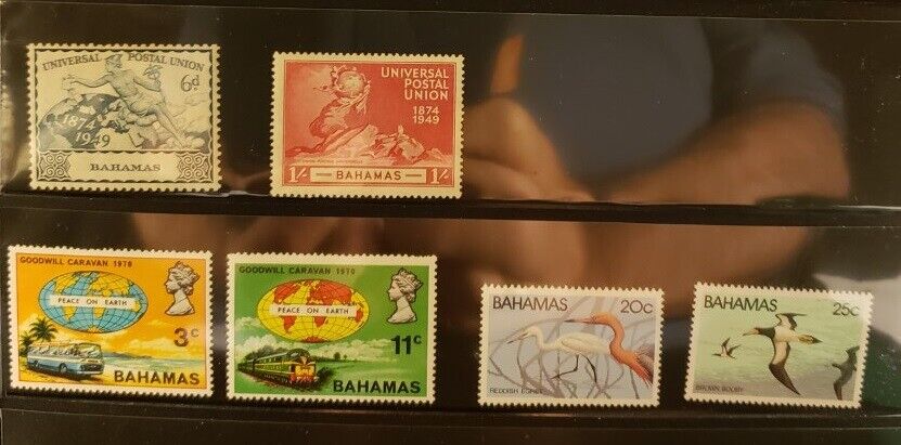 Bahamas Miscellaneous Lot of 8 Stamps - MNH - See Details for List Без бренда