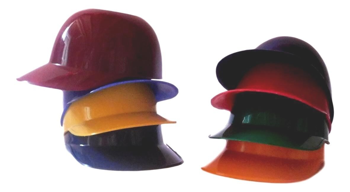 12 Baseball Caps Party Favors Made in USA, Recyclable 8 Colors Offered Jean's Plastics Does Not Apply