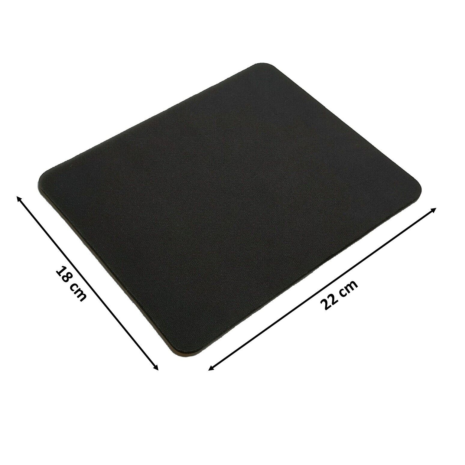 Lot of 20 High Quality 22 x 18cm Black Mousepads No Logo Generic Does Not Apply - фотография #6