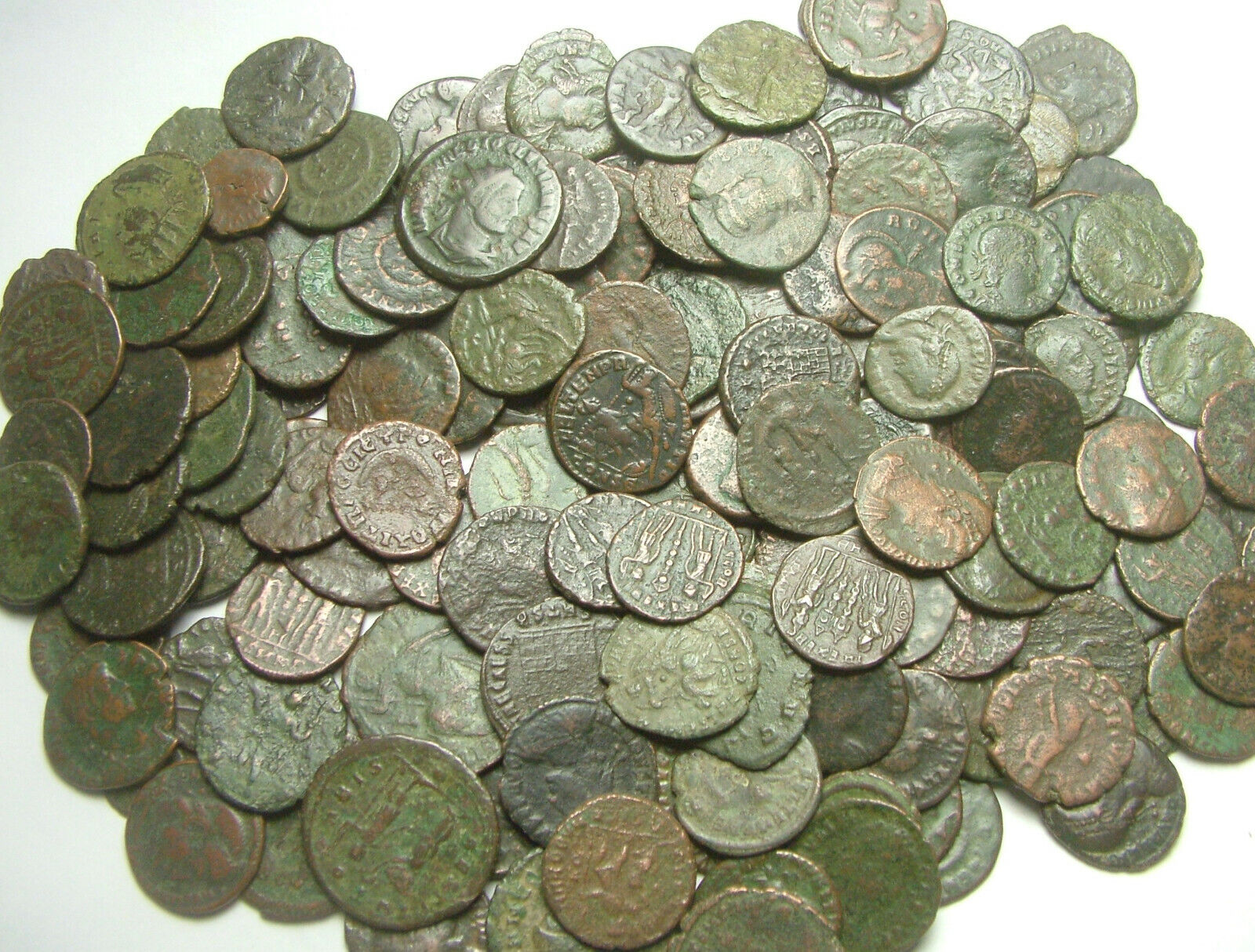 Lot genuine Ancient Roman coins Constantine/Valens/Constantius/Licinius/Constans Без бренда - фотография #4