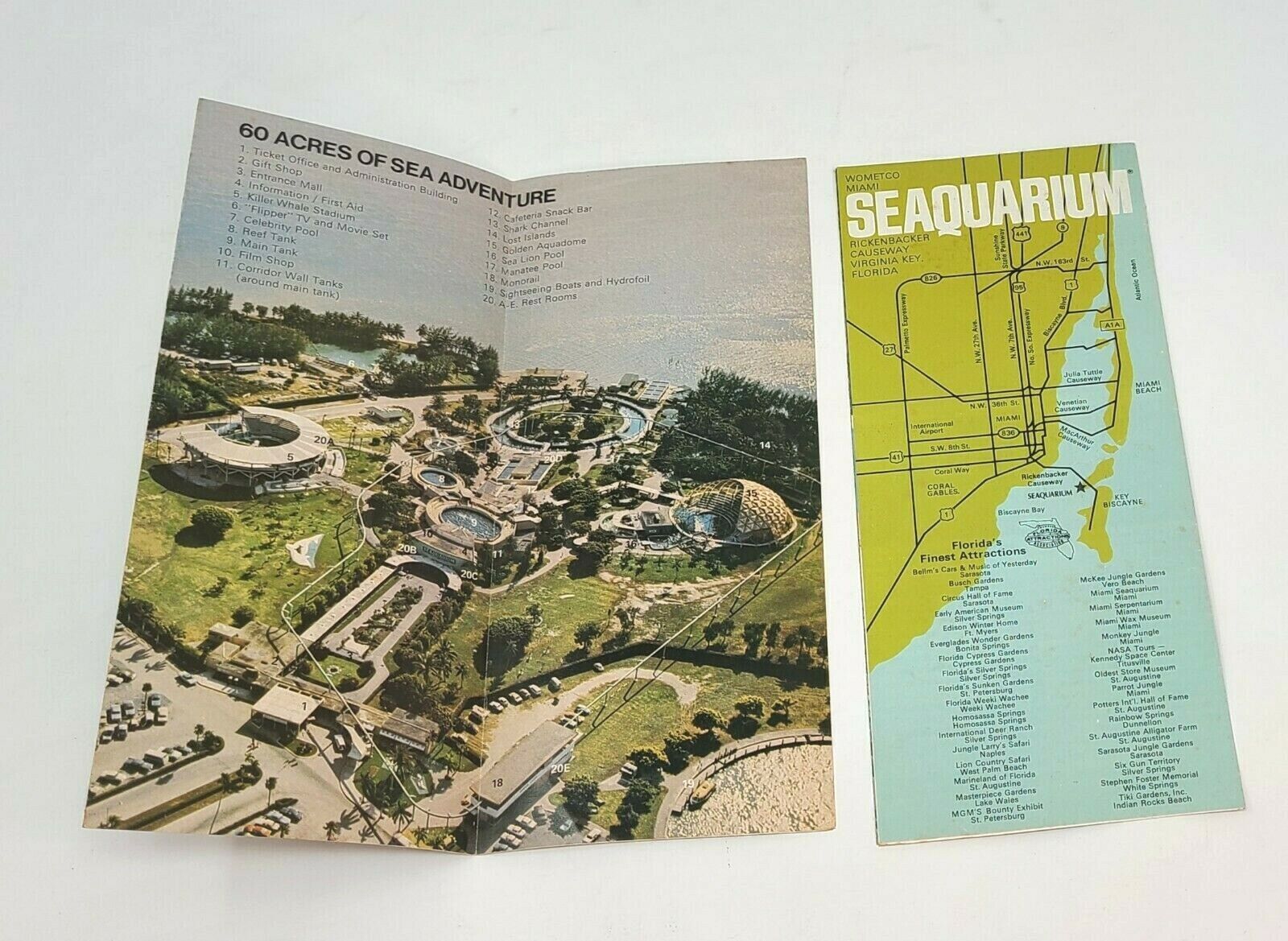 Miami Seaquarium Travel Brochure Pamphlet English & Spanish Virginia Key Florida Без бренда - фотография #2