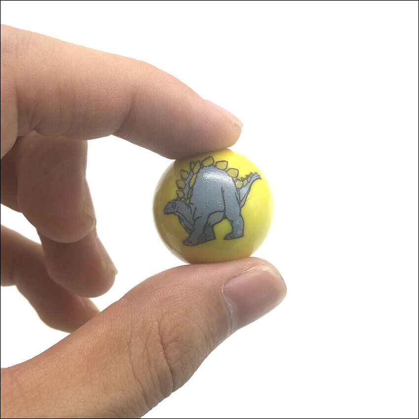10pcs Cartoon 25mm Dinosaur Marbles Kid Toy Glass Beads Collection Marble Gift Unbranded Does not apply - фотография #6