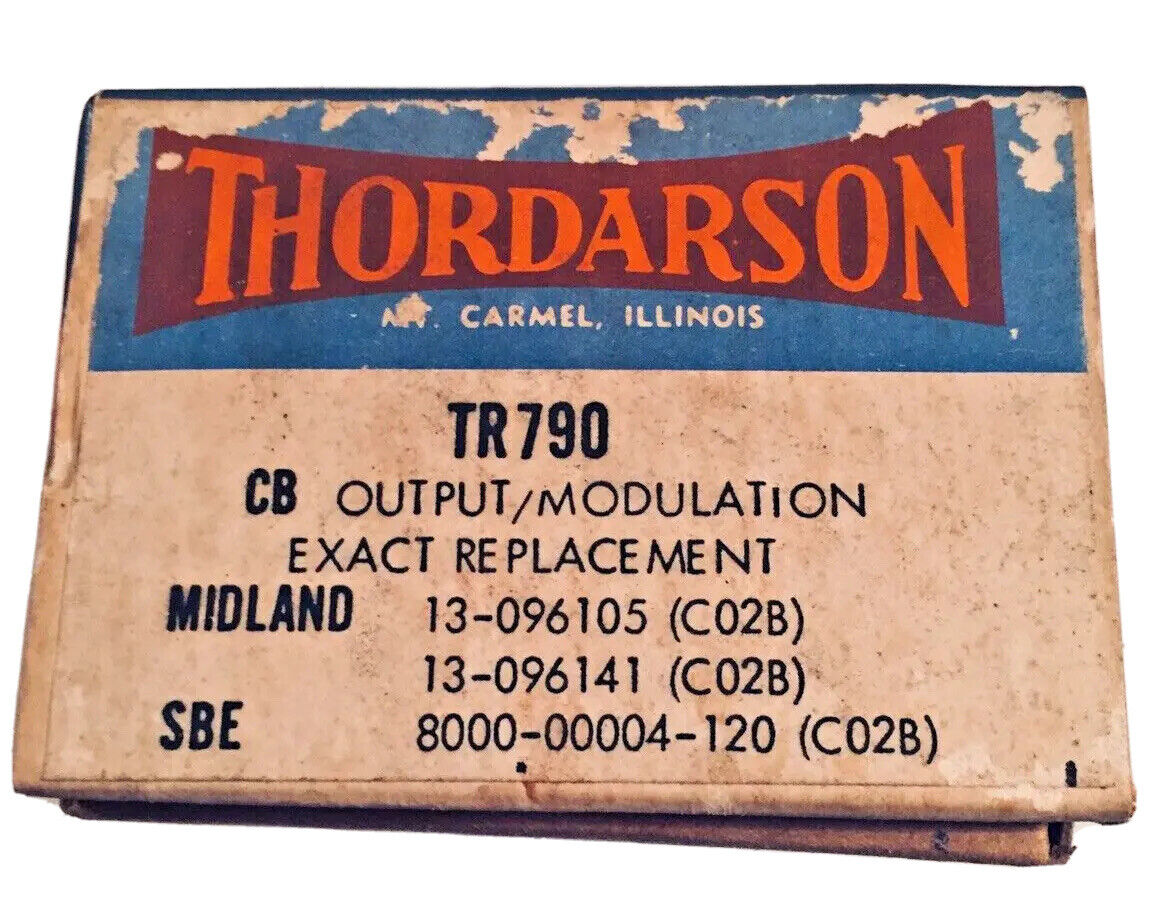 Thordarson TR790 CB Radio  Output Modulation for Midland  SBE  C028 Transformer thordarson TR 790
