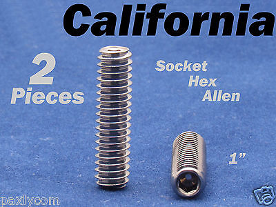 2 x Pieces 1/4"-20 Camera Tripod Hex Screw Bolt Bracket DSLR Rig Rigs Mount 1"  Paxly Does Not Apply