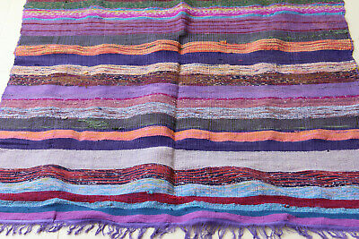 Handmade Recycled Fabric Rag Rug Carpet Runner Large Chindi Area Rugs Boho Decor Decor Does Not Apply - фотография #5