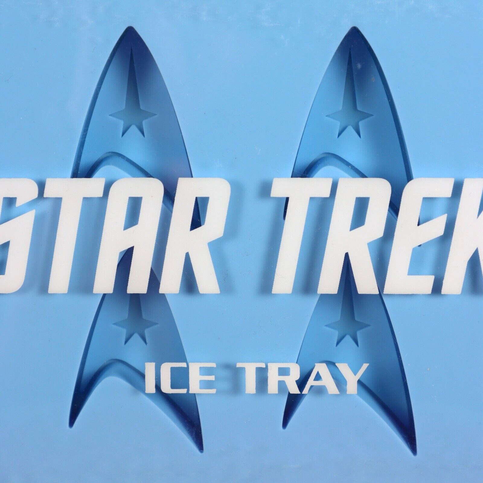 Star Trek TOS Starfleet Silicone Ice Cube Tray Think Geek 8 Cubes 2013 Sealed Think Geek Does Not Apply - фотография #3