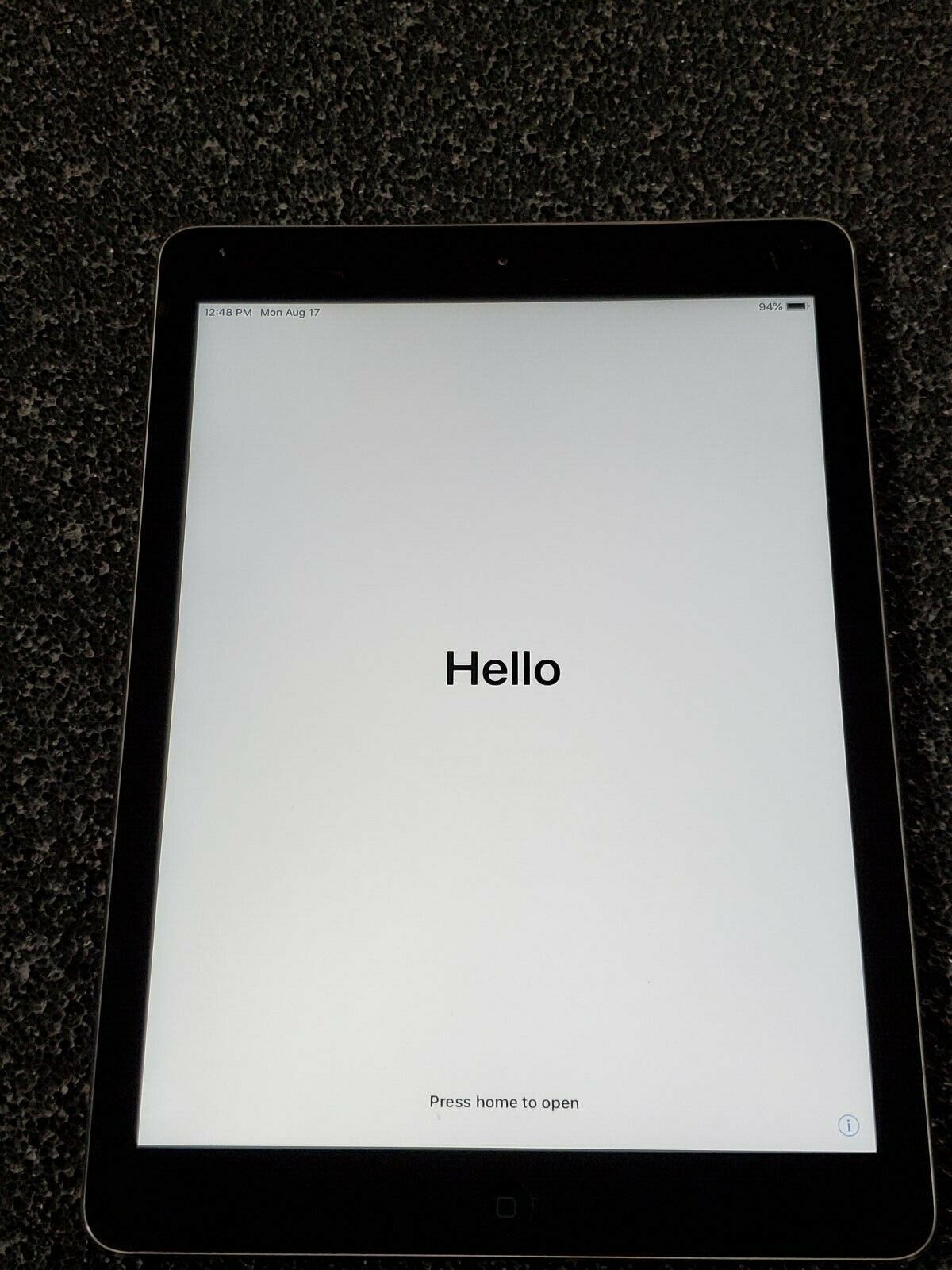 Apple iPad Air 1st Gen. - 16GB 9.7 in - Space Gray(MD785LL/A) grade c lot of 10 Apple - фотография #5