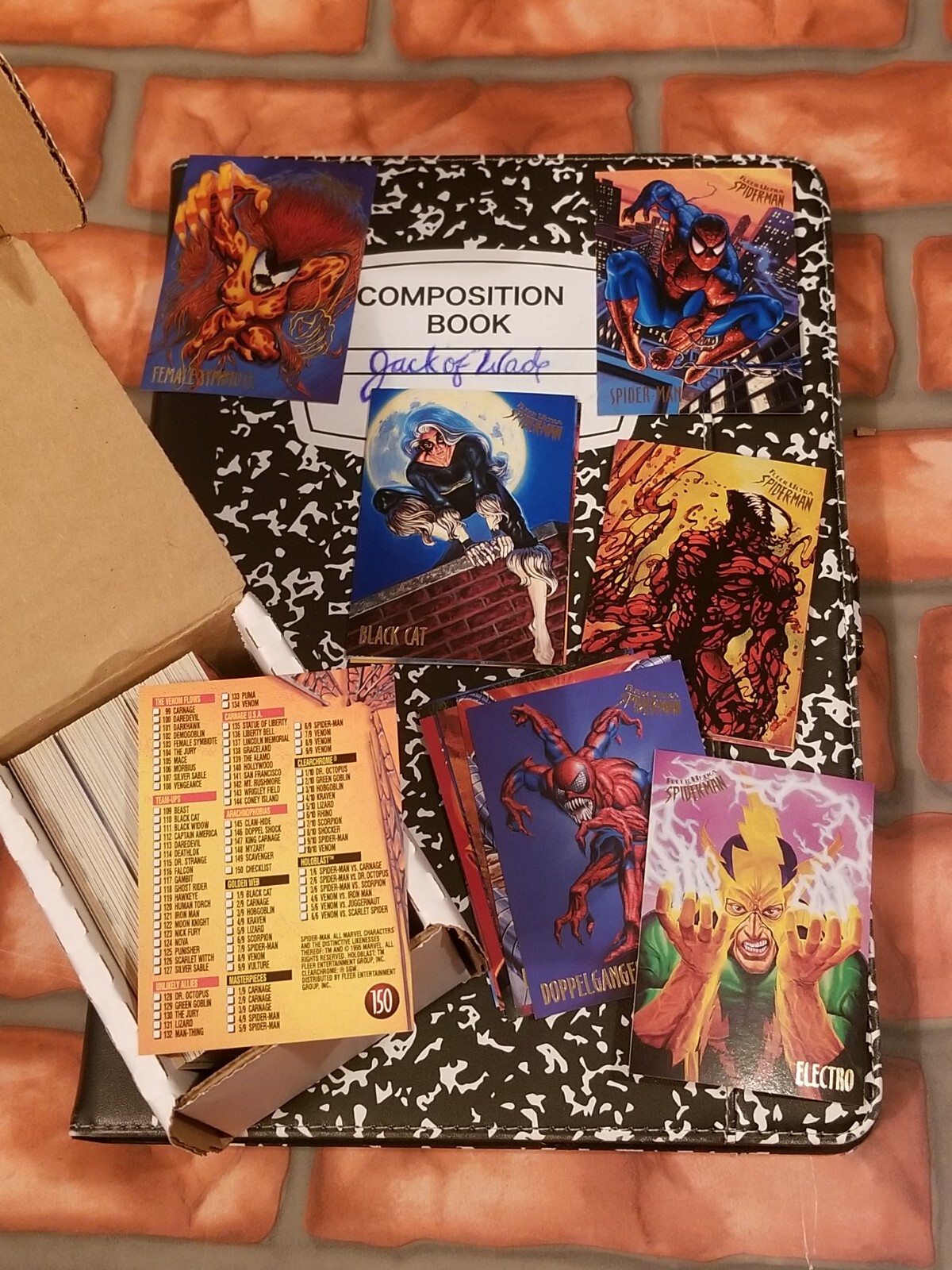 SPIDER-MAN 1995 FLEER ULTRA COMPLETE BASE CARD SET OF 150 MARVEL Без бренда
