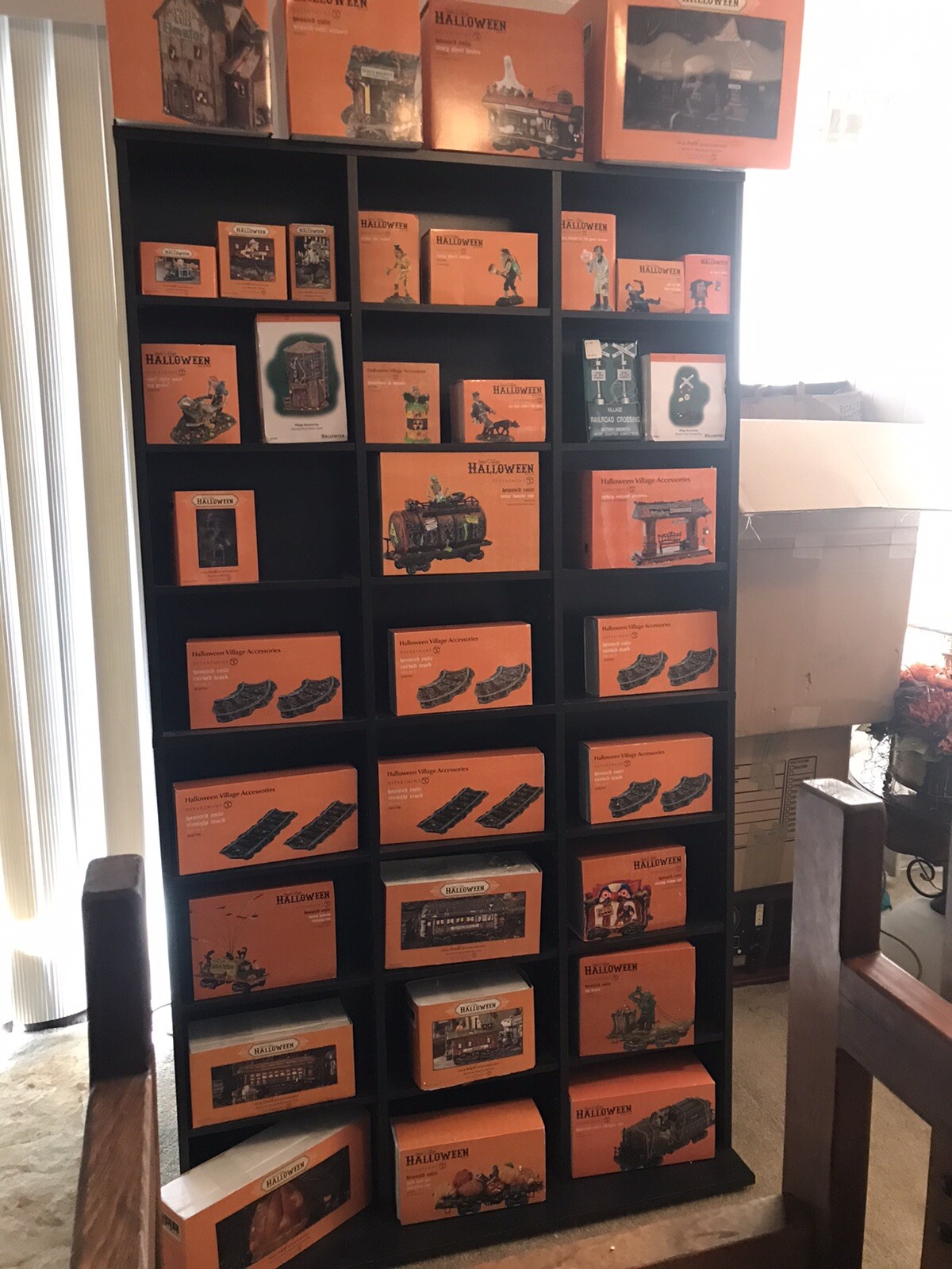 Dept 56 Halloween Haunted Rails ENTIRE COLLECTION! 38 Pc Lot MINT Department 56