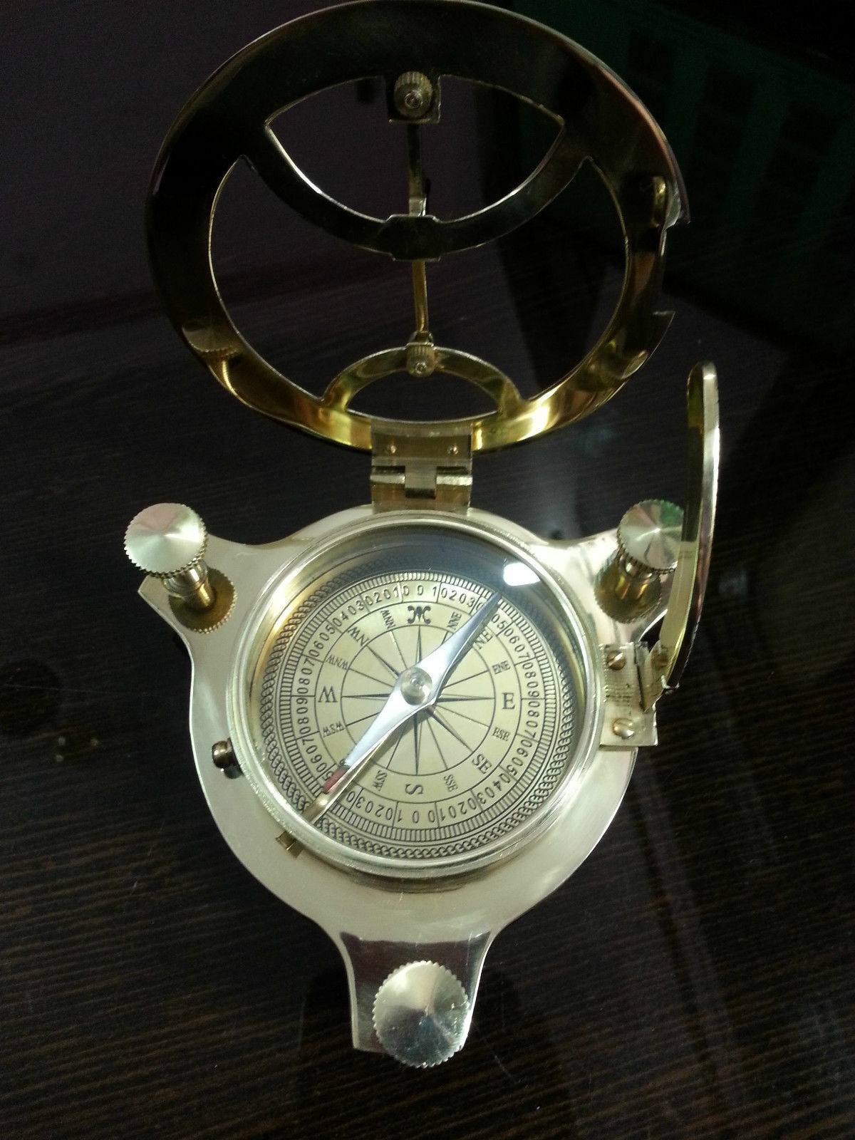 Nautical Brass Sundial Compass Working Collectible Marine Compass Set Of 10 Pcs Без бренда - фотография #5