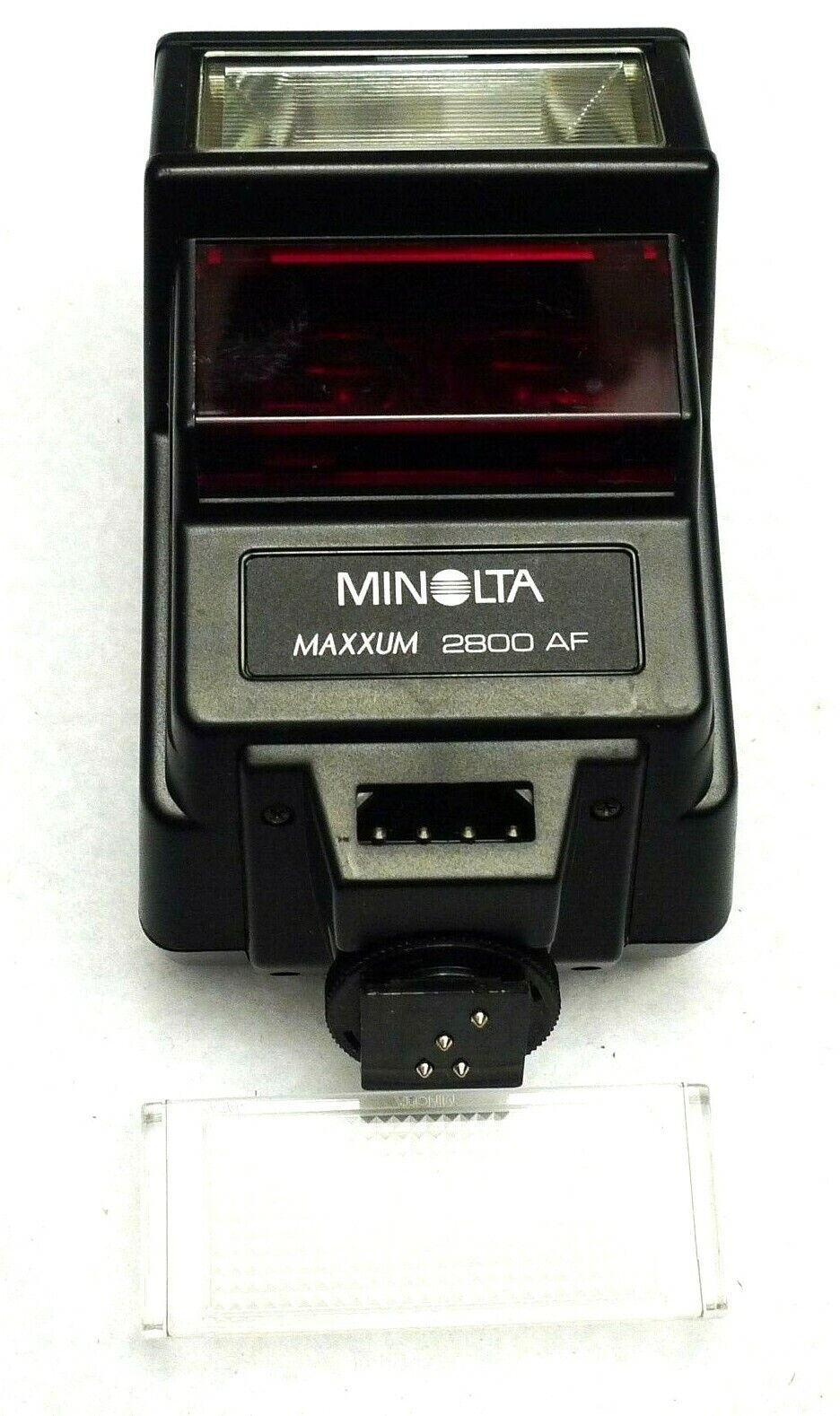 Minolta Maxxum 2800AF Shoe Mount Flash with Wide Angle Attachment -- TESTED Konica Minolta KONICAMINOLTA2800AFKONICAMINOLTA