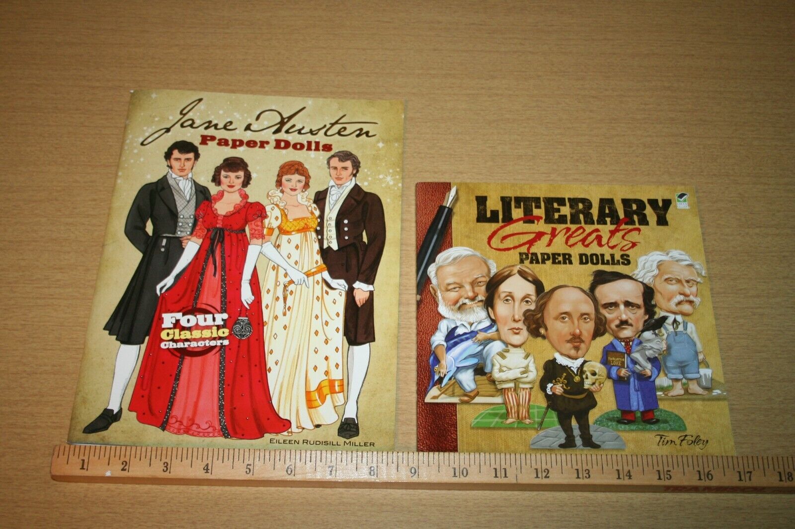 2 Paper Doll Books Literary Greats & Jane Austen #05A Без бренда - фотография #2