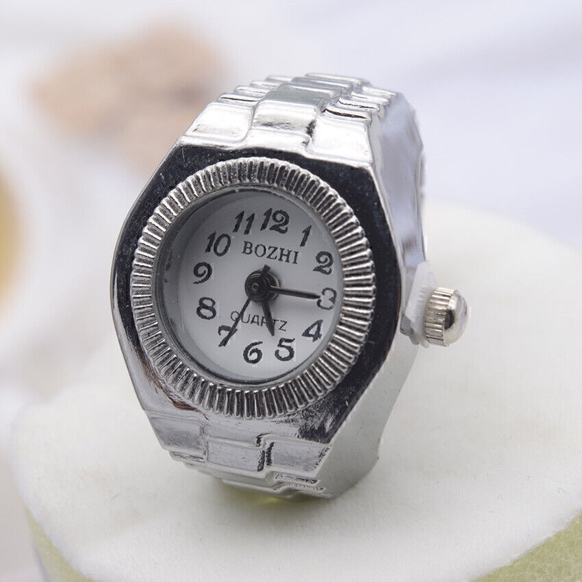 Mini Jewelry Finger Watch Men And Women Personality Ring Ring Watch New Unbranded Does not apply - фотография #11