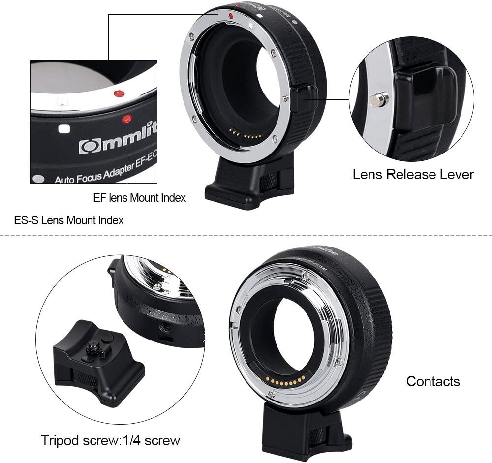Adapter Auto Focus CM-EF-NEX B For Canon EF Lens Ring To Sony E Mount Camera NEW Branded Does not apply - фотография #10