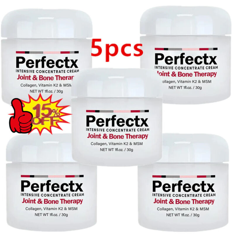 5PC Perfectx Joint & Muscle Therapy for Relief & Recovery, 1 Oz. Cream n- Unbranded Does Not Apply