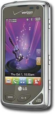 LG Chocolate Touch VX8575 Replica Dummy Phone / Toy Phone (Chrome & Black) Verizon LG-VX8575DP