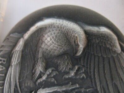 1-OZ .925 LONGINES STERLING SILVER DETAILED BALD EAGLE 3D HIGH RELIEF COIN+GOLD Без бренда - фотография #2