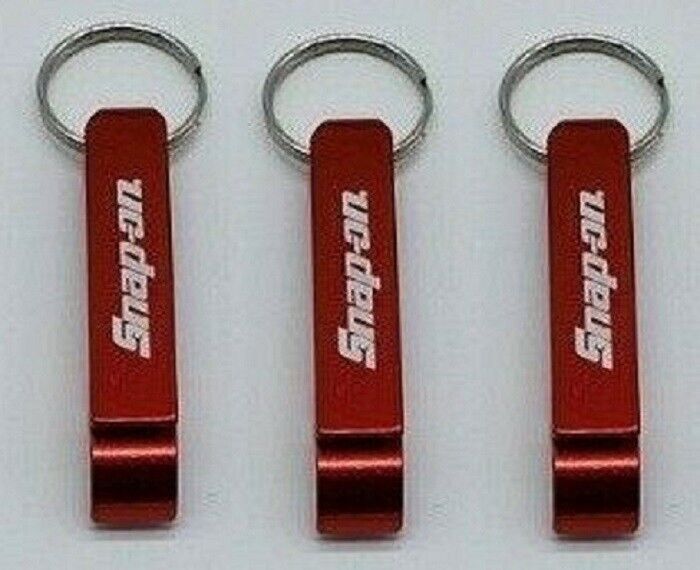 3 Snap-on Tools Bottle Opener Keychain RED Bottle Openers *NEW* Snap-On Tools Snap-on Tools