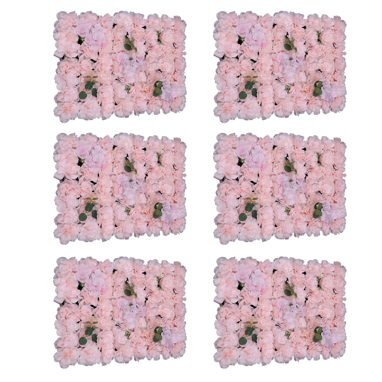 6 * Flower Wall Panel Artificial Hydrangea Rose Photo Wall Wedding Home Decor  Unbranded Does not apply - фотография #7