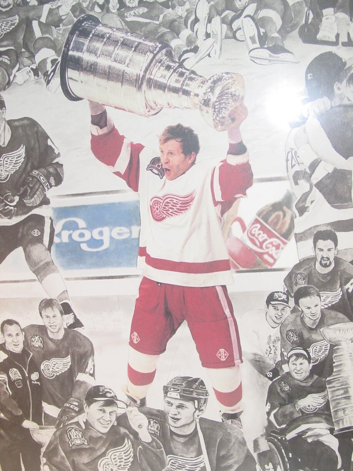 Red Wings Vladimir Konstantinov "Heart of  a Champion" Lithograph Sealed COA Heart of a Champion - фотография #2