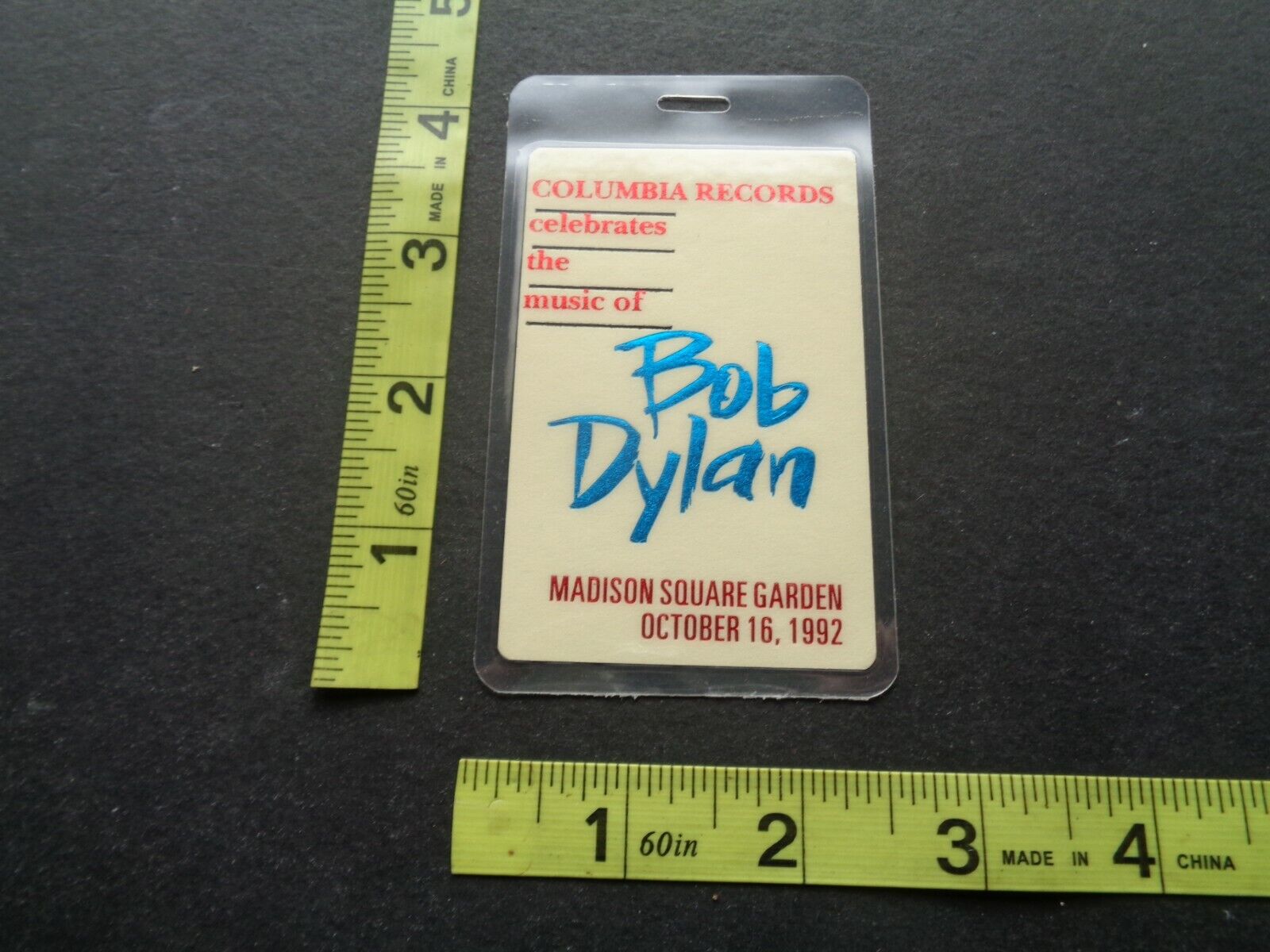 BOB DYLAN,B/W Promo Photo,7 Original OTTO Backstage passes,Oct.16th 1992 Без бренда - фотография #3
