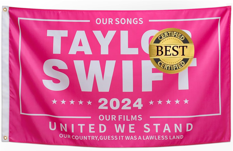 Taylor 2024 Flag 3X5 Ft Musician Swift Flags Taylor Supporter Banner Poster Pink Does not apply - фотография #8