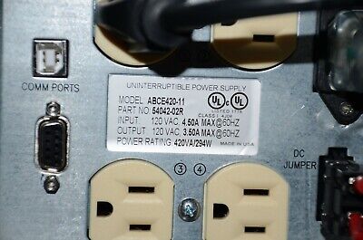 Ametek Powervar 54042-02R/61048-69R Uninterruptible Power Supply LOT OF 2  Ametek Powervar 54042-02R/61048-69R - фотография #3