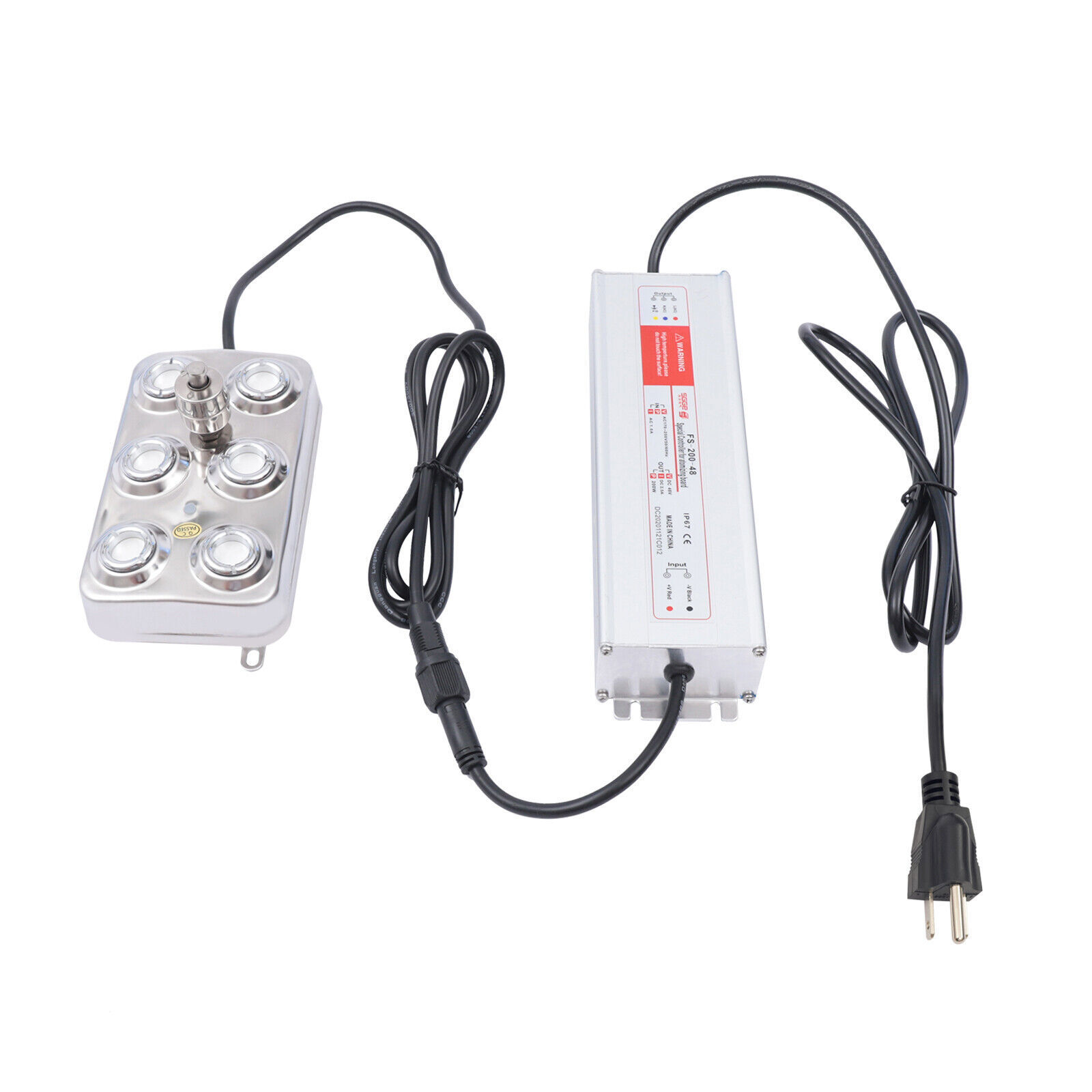 6 Heads Ultrasonic Mist Maker Fogger For Water Fountain Pond +Power Supply Unbranded Does not apply - фотография #4