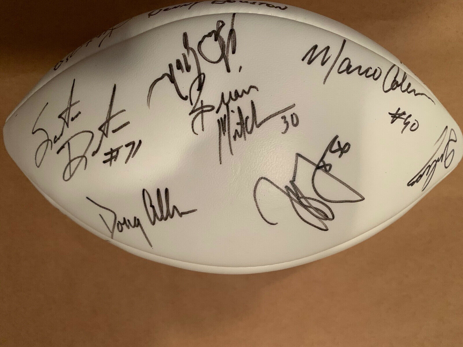 NFL Football Signed by 19(5 HOF) '93 NFLPA Awards Banquet+16 Action Packed Cards Без бренда - фотография #3