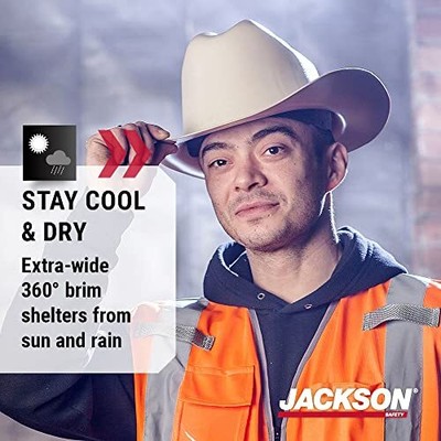  Cowboy Hard Hat - 4 Point Ratchet Suspension - Western Outlaw Style - Tan Does not apply Does Not Apply - фотография #5