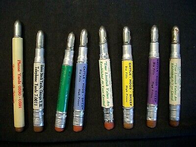Vintage CHICAGO ILLINOIS LIVESTOCK COMMISSION EXCHANGE bullet pencil LOT OF 11 Без бренда - фотография #6