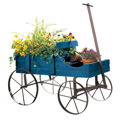 Amish Wagon Decorative Garden Planter Collections Etc SU0600000658-Red