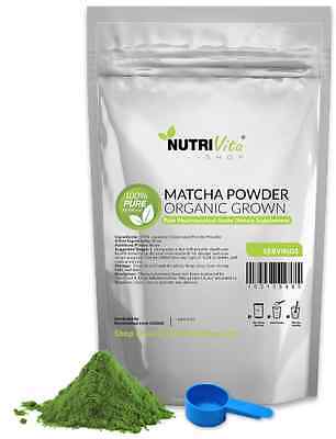 250g (8.8oz) 100% NEW Matcha Green Tea Powder Organically Grown Japanese nonGMO NutriVitaShop