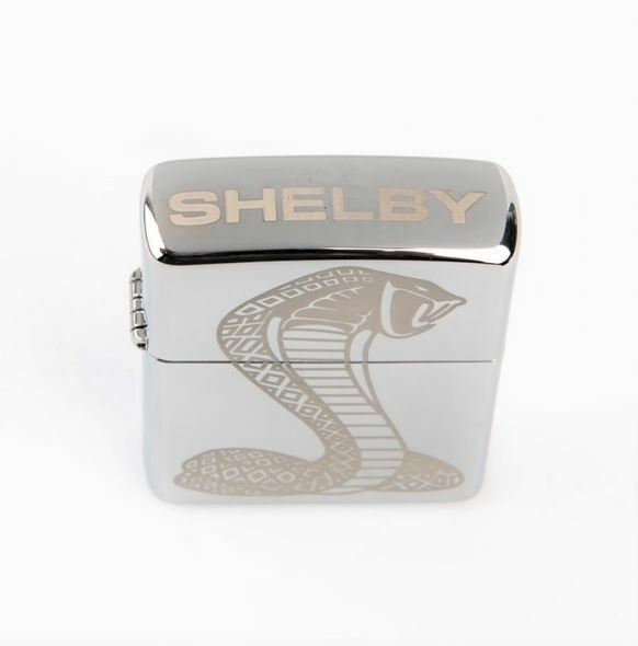 Shelby Super Snake Cobra Logo Engraved Chrome Zippo Lighter Ford Mustang GT500 ZIPPO - фотография #4