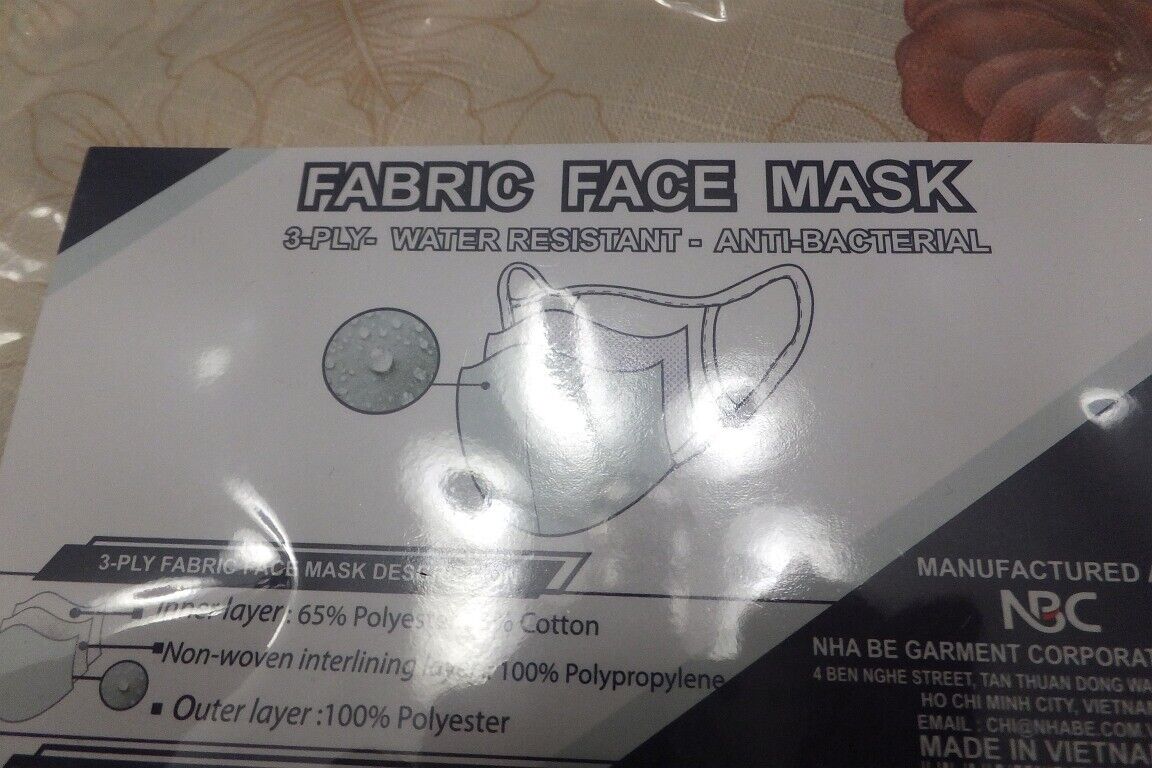 5 Pack Reusable Face Mask 3 layers  Washable  Fabric Face Masks Soft  Novelty - фотография #11