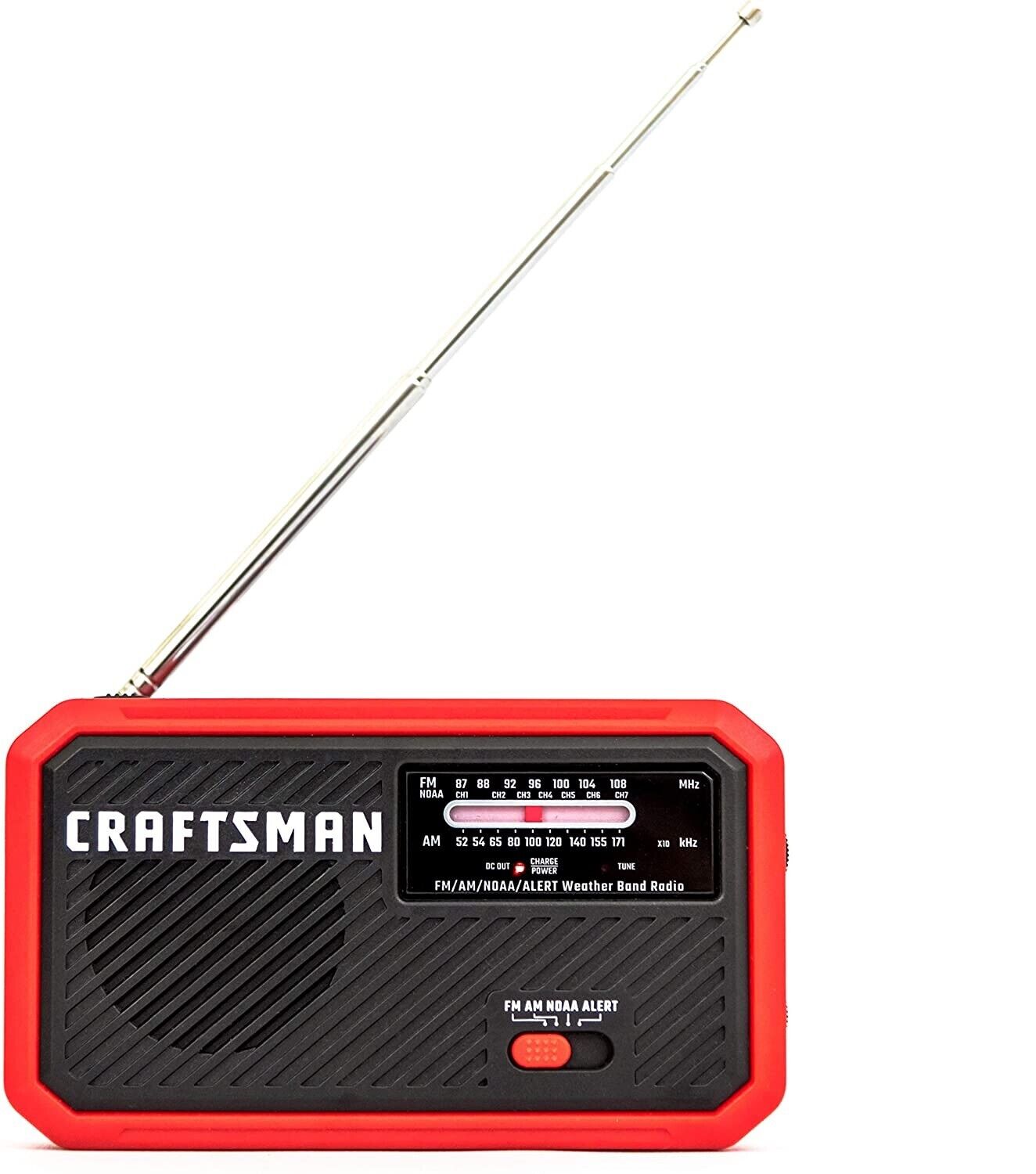 CRAFTSMAN Emergency Weather Radio w/ Battery Backup, Charger,Hand Crank, Solar  Craftsman CMXZRAZW822 - фотография #7