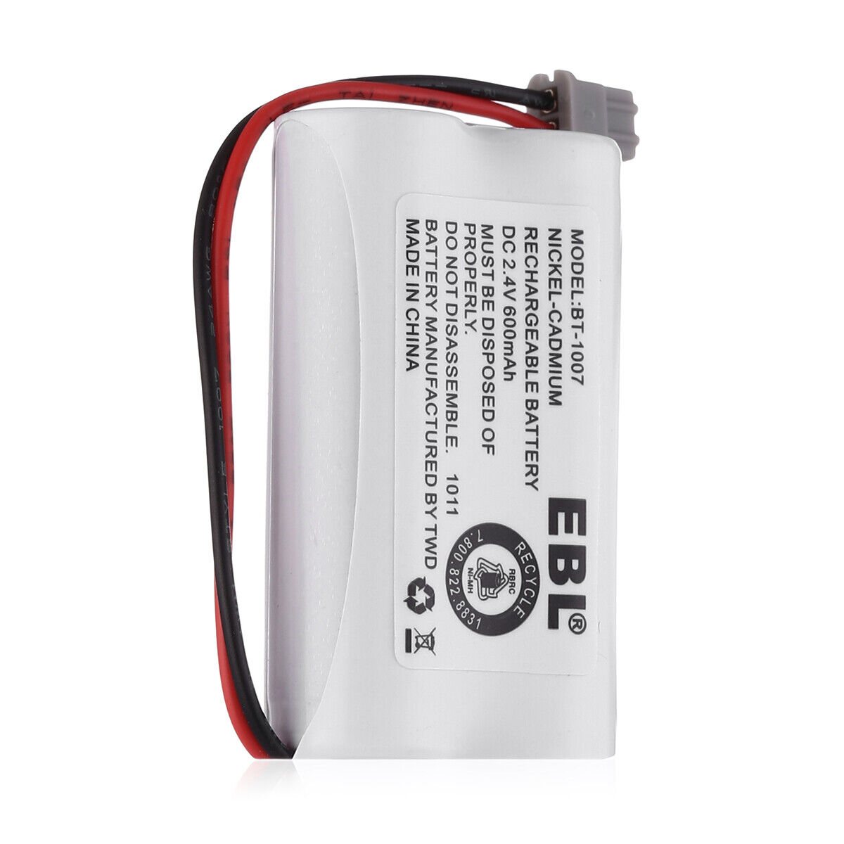 2x BT-1007 Cordless Phone Rechargeable Battery For Uniden BT-1015 BBTY0651101 EBL - фотография #3