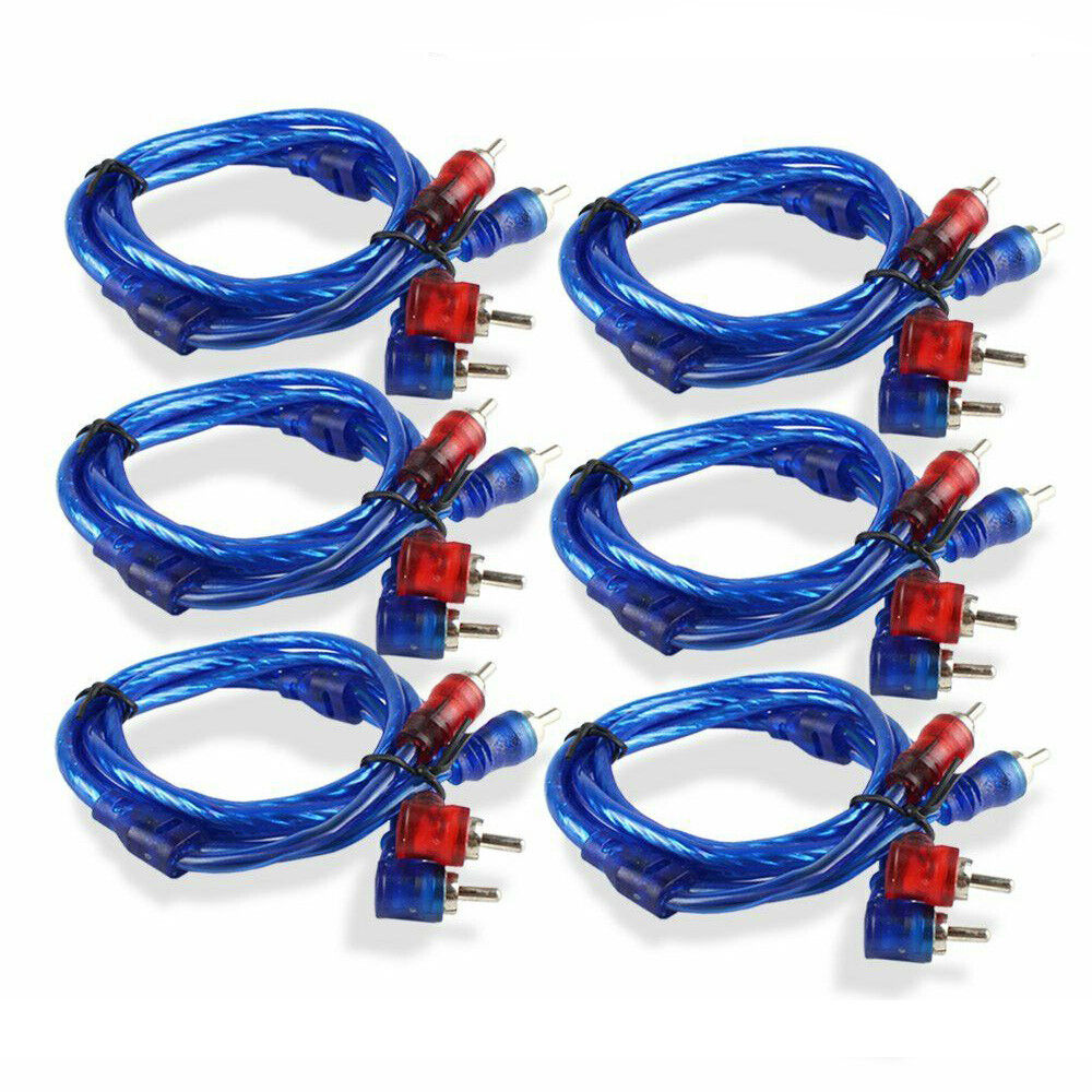 3pcs 2 RCA to 2 RCA Interconnect Cable Audio Patch HiFi Male Connector Wire 3FT Unbranded Does not apply - фотография #4