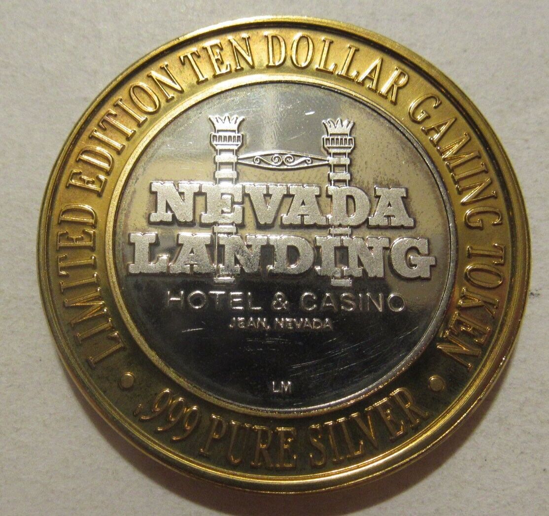 Nevada Landing Ten Dollar Silver Gaming Token Free Shipping Без бренда - фотография #3