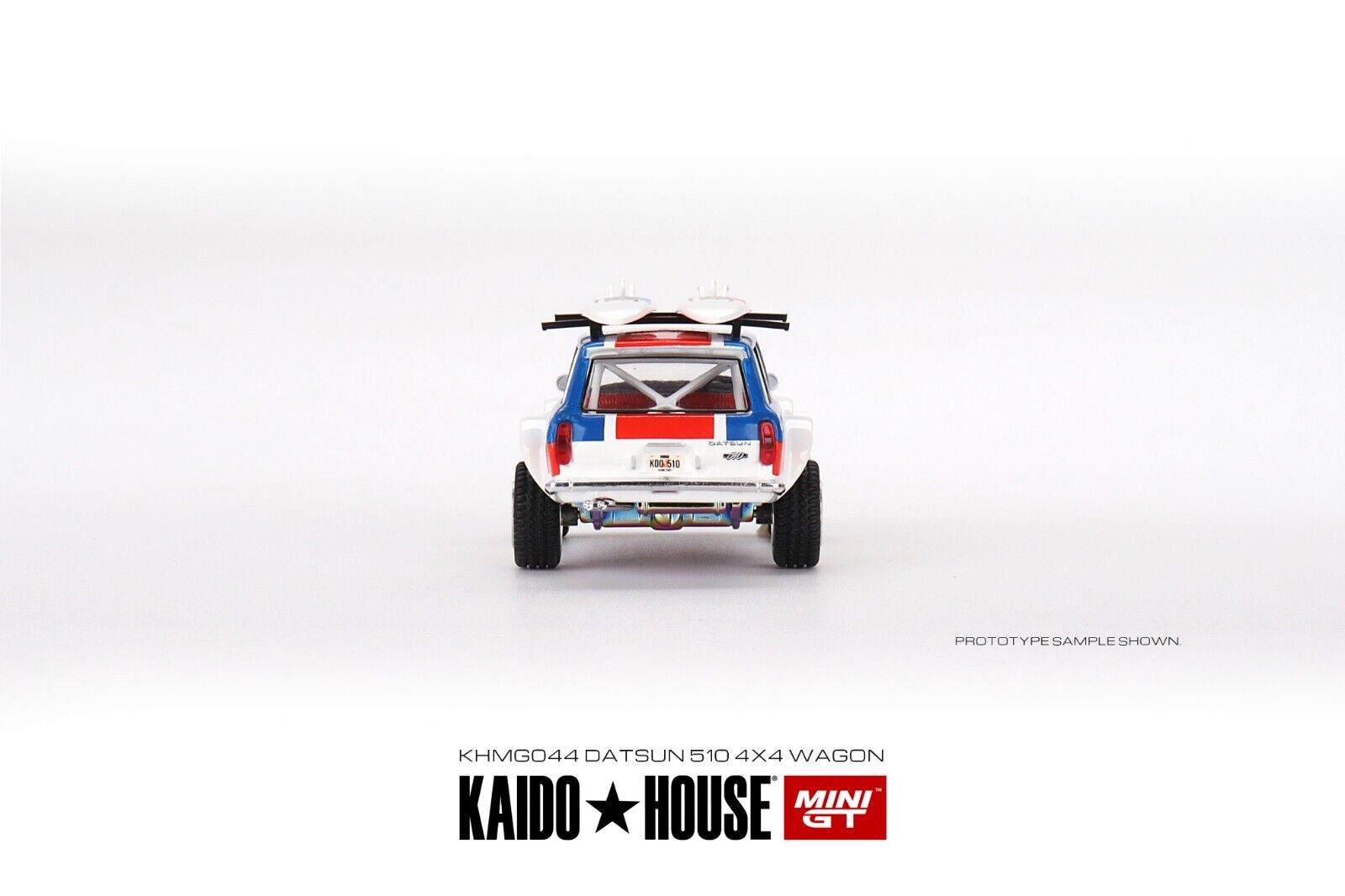 Mini GT x Kaido House 1:64 Datsun KAIDO 510 Wagon Kaido GT Surf Safari RS KHMG44 Mini GT 510 - фотография #5
