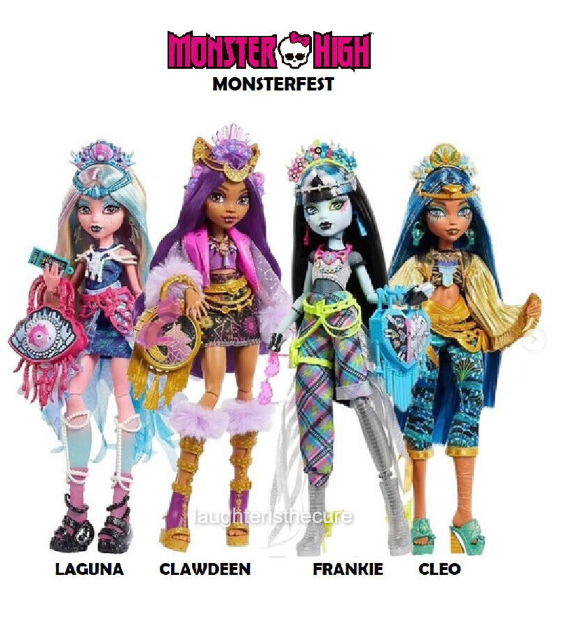 Monster High MONSTER FEST Laguna Clawdeen Frankie Cleo Presale Monster High