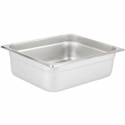 4 PACK w/ LID Half Size Food Pan Stainless Steel 4" Deep Steam Prep Table 1/2 Unbranded Does not apply - фотография #5