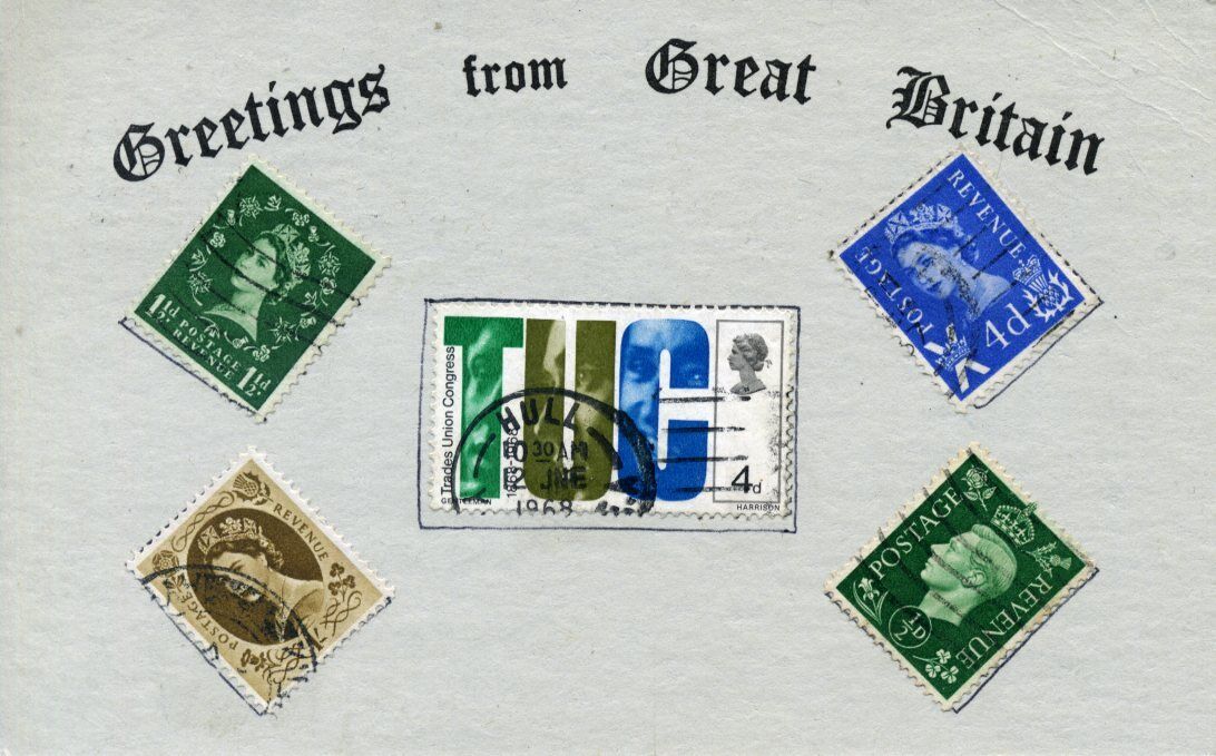 Lot of 55 stamps, UK, 1970 Scott's 612-647 (4MNH) 1 Philatelic Post Card Без бренда - фотография #5