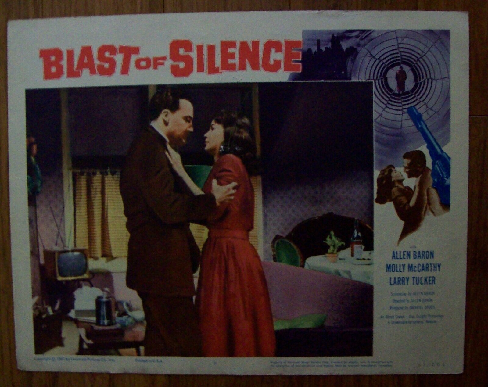 ORIGINAL, COMPLETE BLAST OF SILENCE LOBBY CARD SET. Без бренда - фотография #10